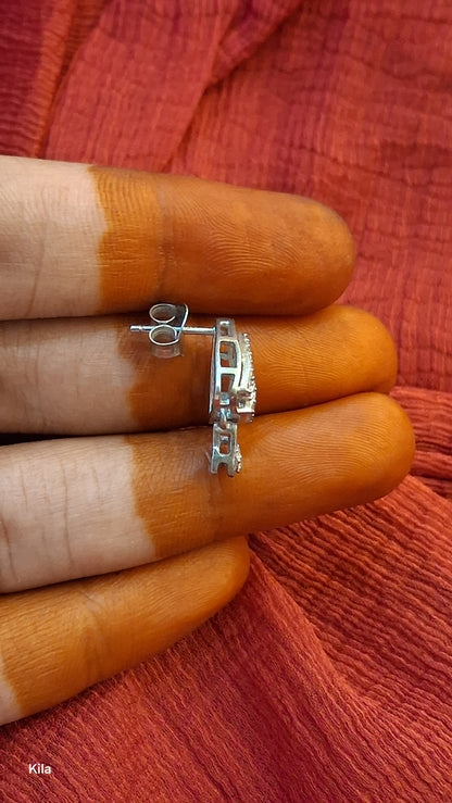 92.5 Silver Earrings | Stylish Classic Design | Elegant Jewellery