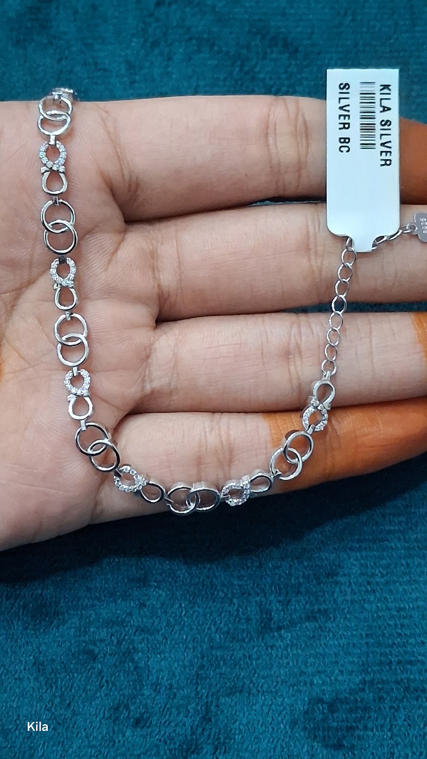 92.5 Silver Bracelet | Stylish Elegant Design | Comfortable Fashion Jewellery