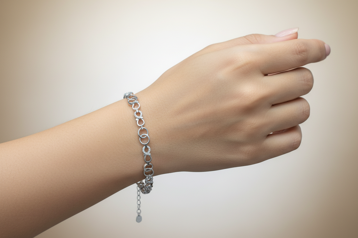 92.5 Silver Bracelet | Stylish Elegant Design | Comfortable Fashion Jewellery