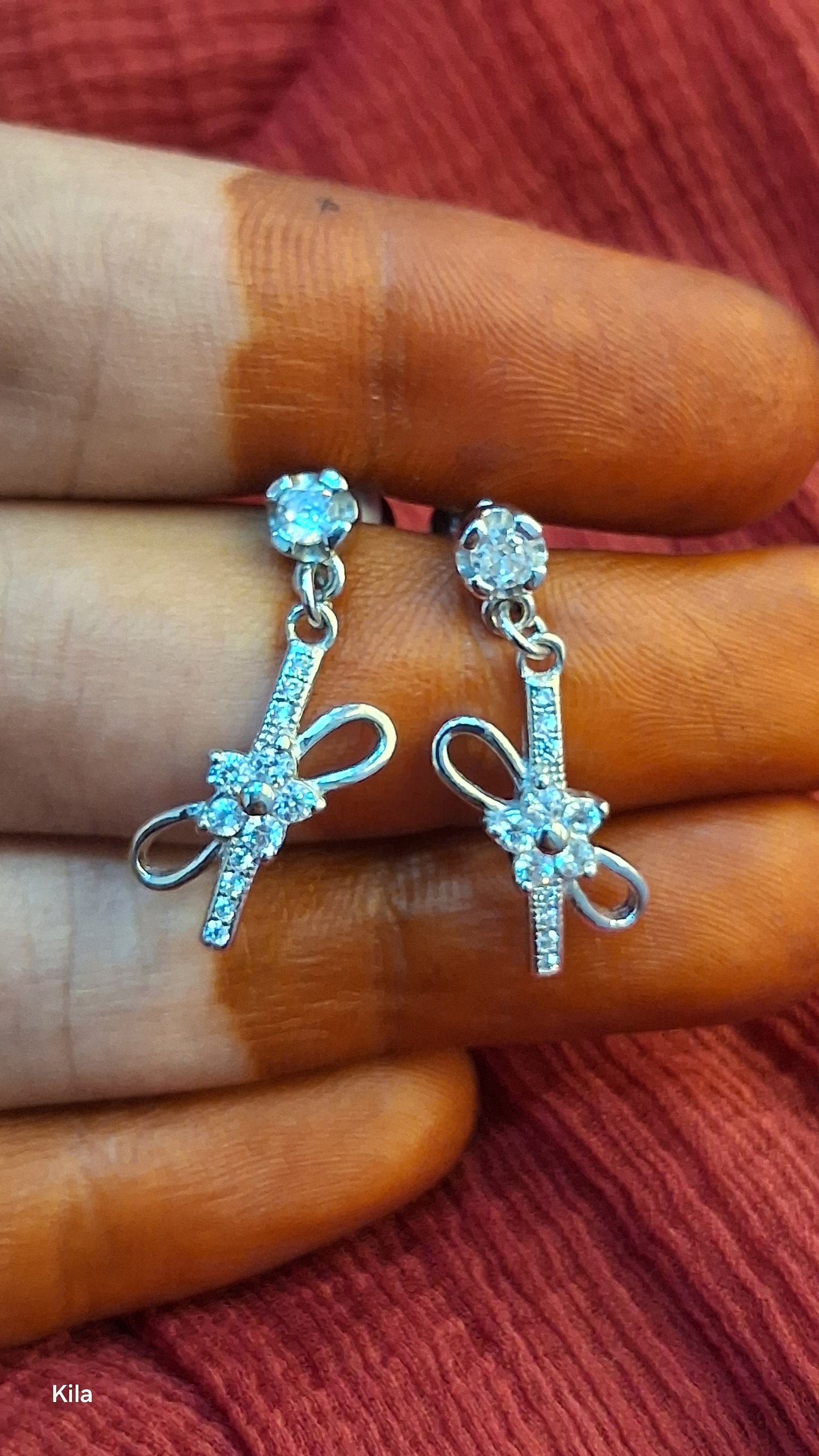 92.5 Silver Earrings | Stylish Minimal Design | Elegant Jewellery