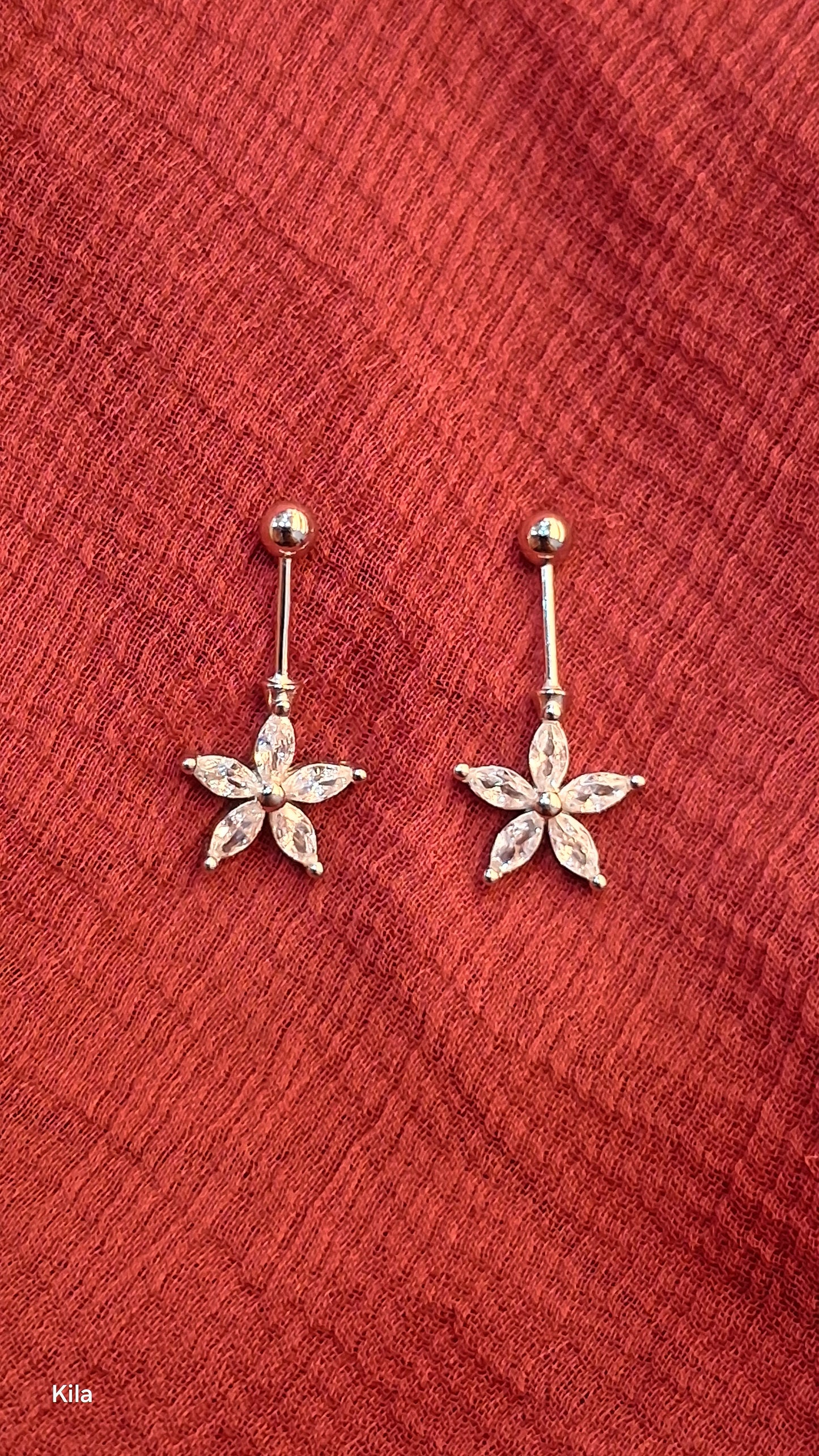 92.5 Silver Flower Bugadi | Stylish Classic Floral Design | Elegant Jewellery
