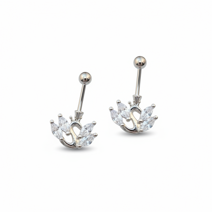 92.5 Silver Swan Bugadi | Stylish Elegant Design | Premium Jewellery pair