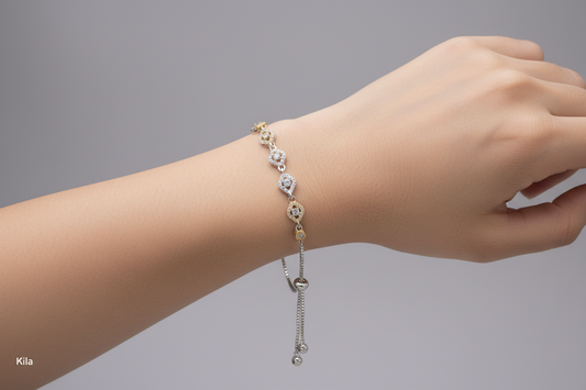 92.5 Silver Bracelet | Stylish Minimal Design | Elegant Fashion Jewellery